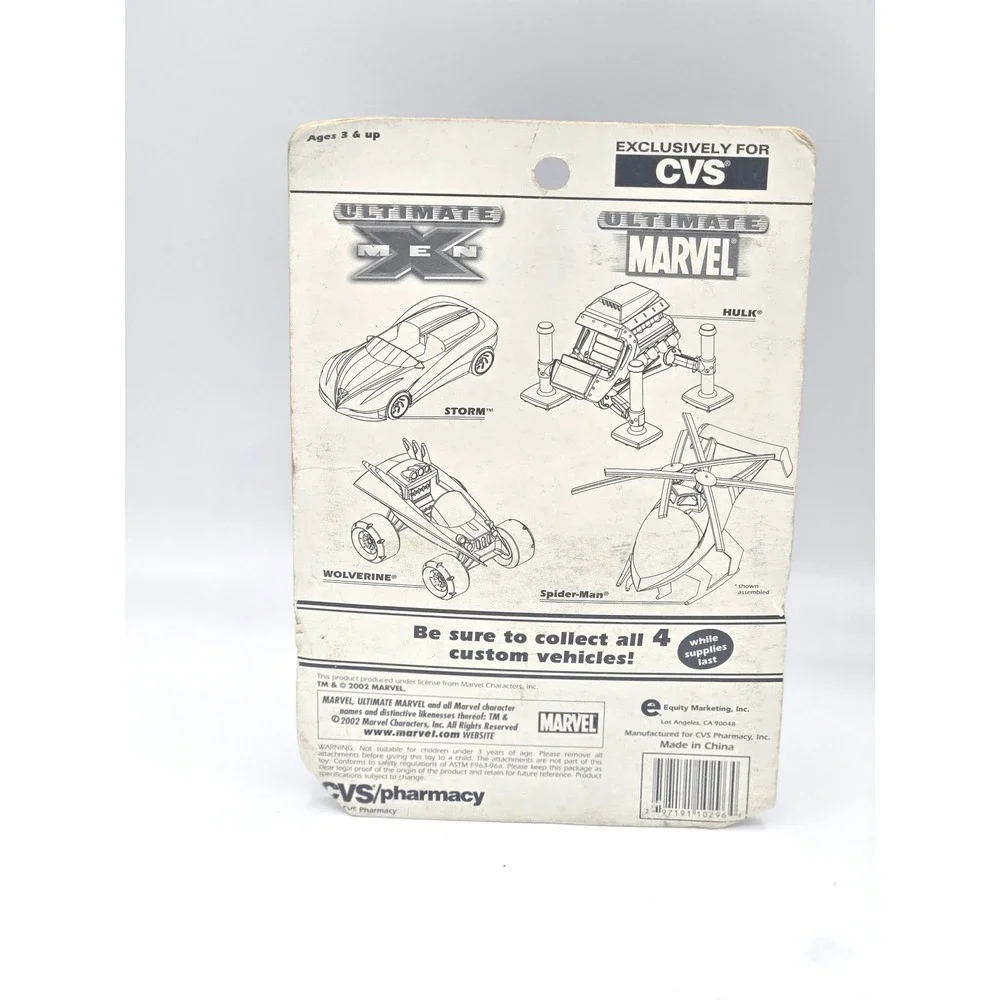 Marvel‎ Ultimate X-Men Wolverine Die-Cast Vehicle & Comic Book 2002